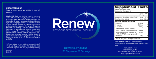 renew supplement facts